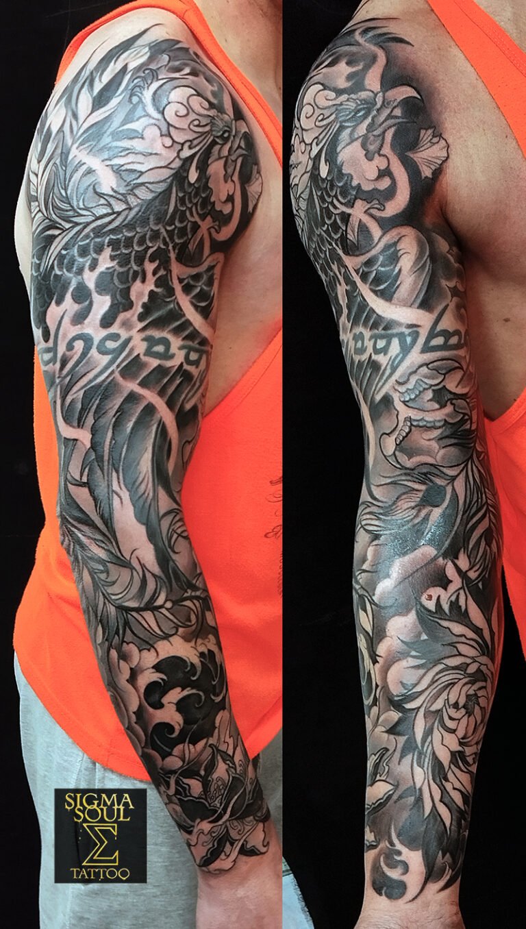 tatuaje brazo completo sevilla