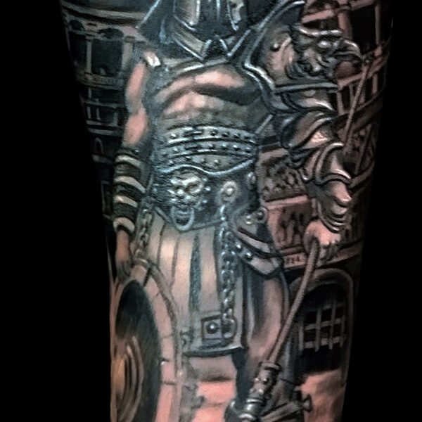 gladiador tatuaje